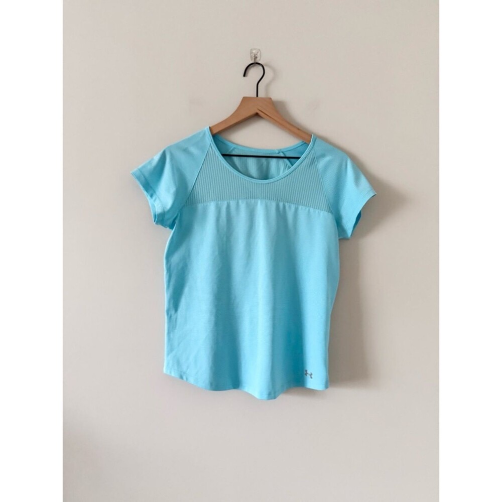 Under Armour Light Blue Short Sleeve Performance Tee Size M
